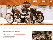 Tablet Screenshot of marcusmotorbikes.com